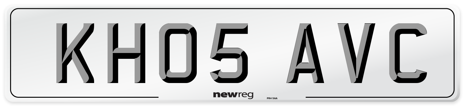 KH05 AVC Number Plate from New Reg
